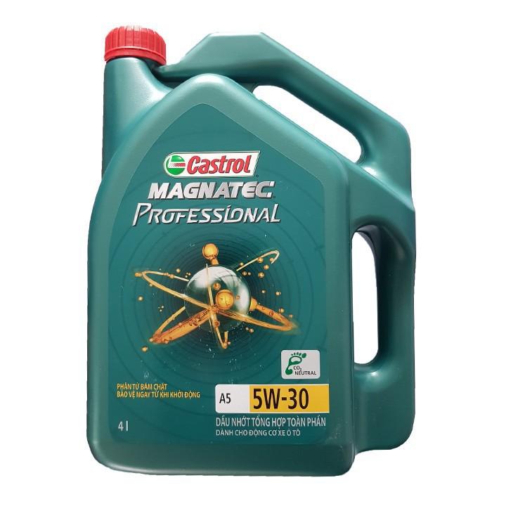 {Quà tặng} BỘ 2 dầu nhớt tổng hợp Castrol Magnatec Professional 5W-30 tặng 1 lọc nhớt cho xe Ford Ranger