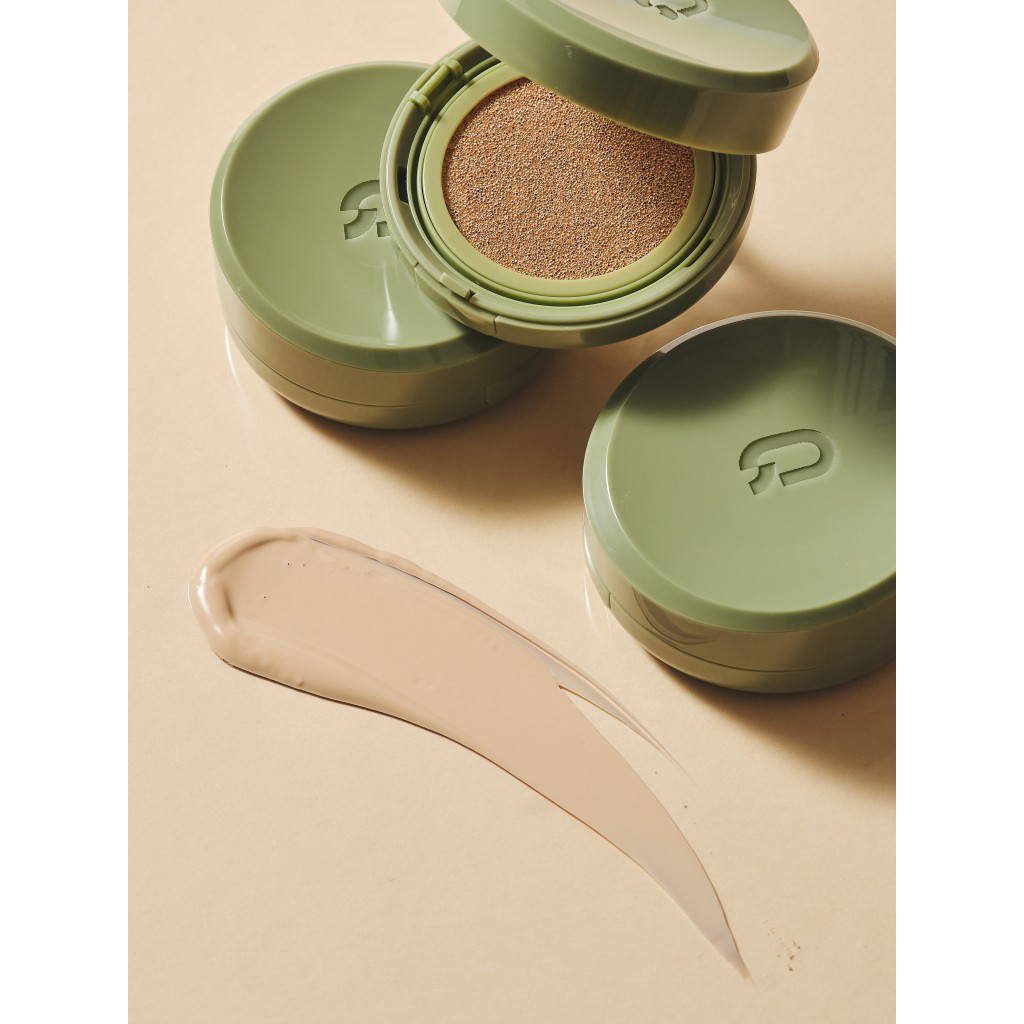 Phấn nước trang điểm che phủ kiềm dầu thuần chay GLAMRR Q VEGAN SUPER COVER CUSHION by Gilaa
