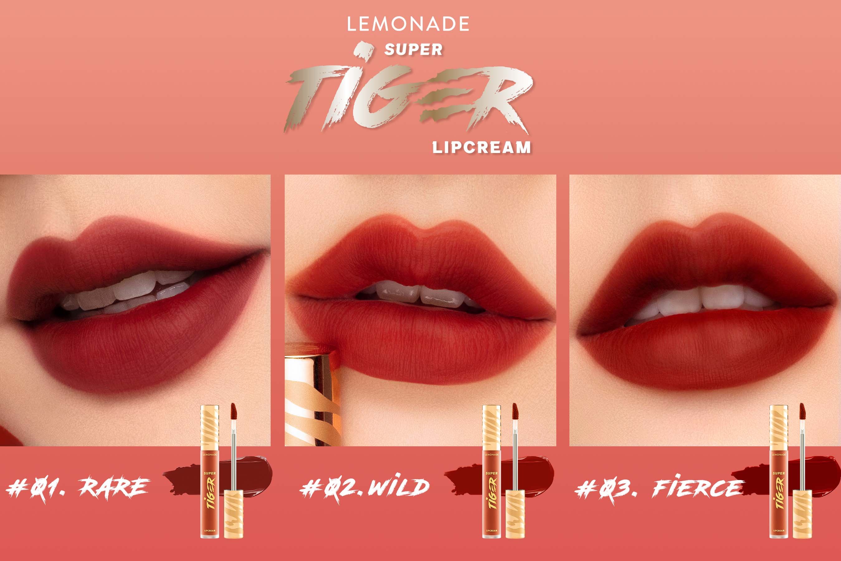 Combo Son kem lì Lemonade SuperTiger Matte Lipcream 5g và Chì kẻ mày 2 đầu Want It Got It 2.75g