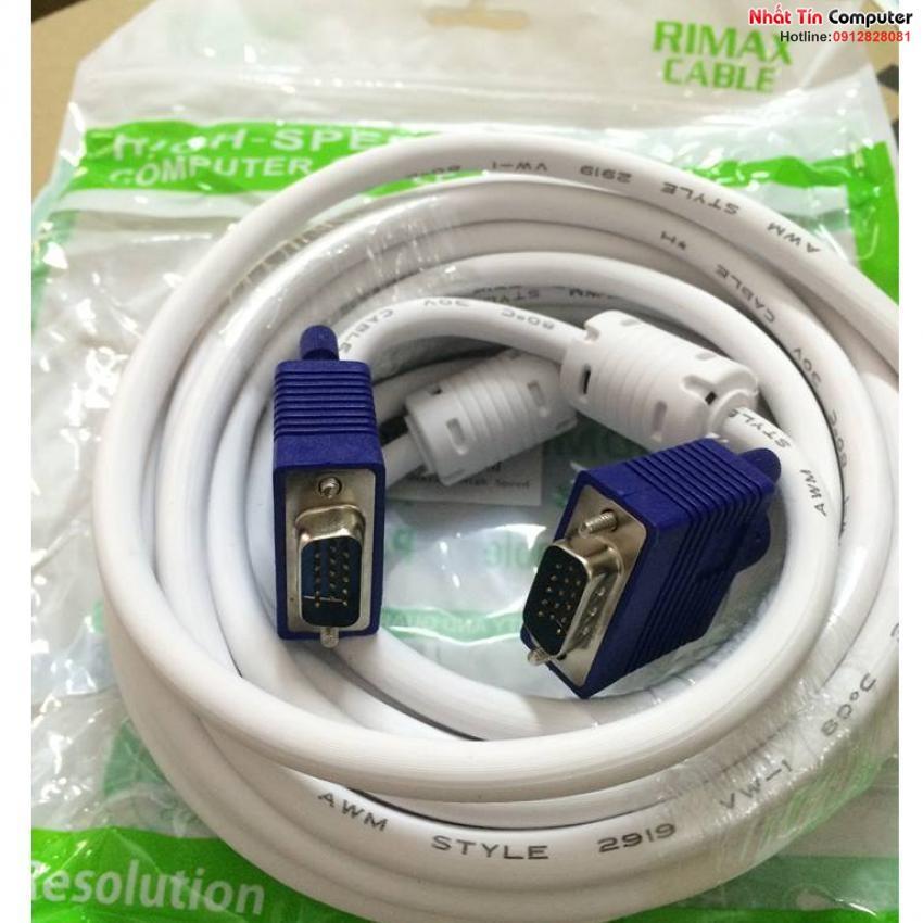 Cable VGA dài 1,5m - 3m - 5m - 10m -15m -20m kết nối từ PC, đến màn hình, máy chiếu theo chuẩn VGA chống nhiễu.