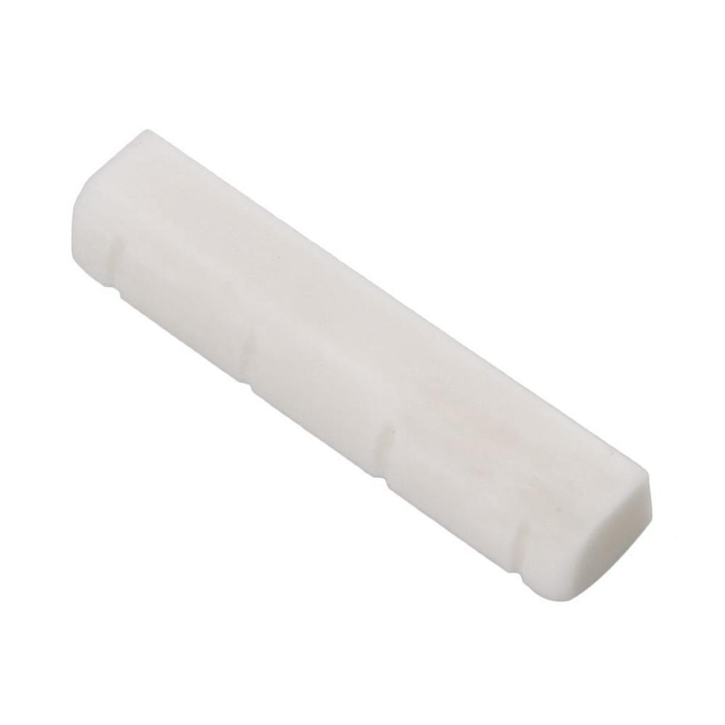 2-6pack 4 String Ukulele Guitar Bone Bridge Saddle Nut Set Slotted