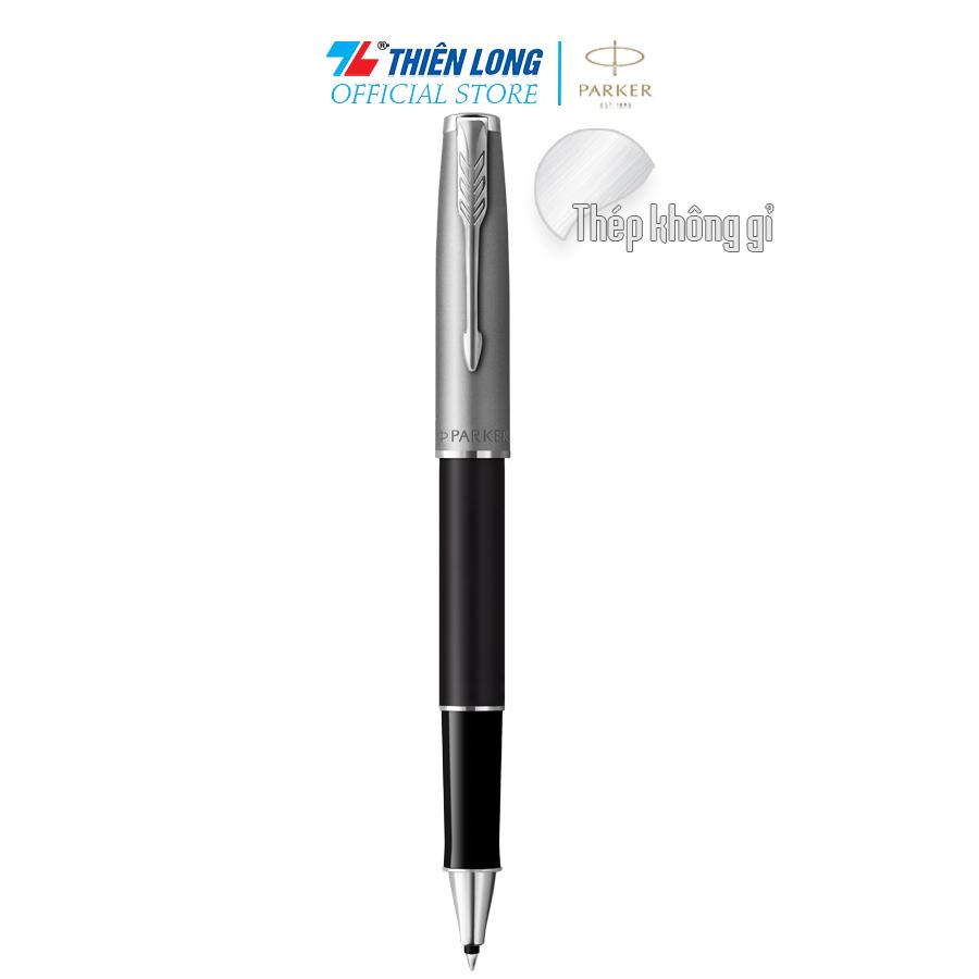 Bút lông bi cao cấp Parker SON X-SB Black CT TB-2146871 - Thép không gỉ