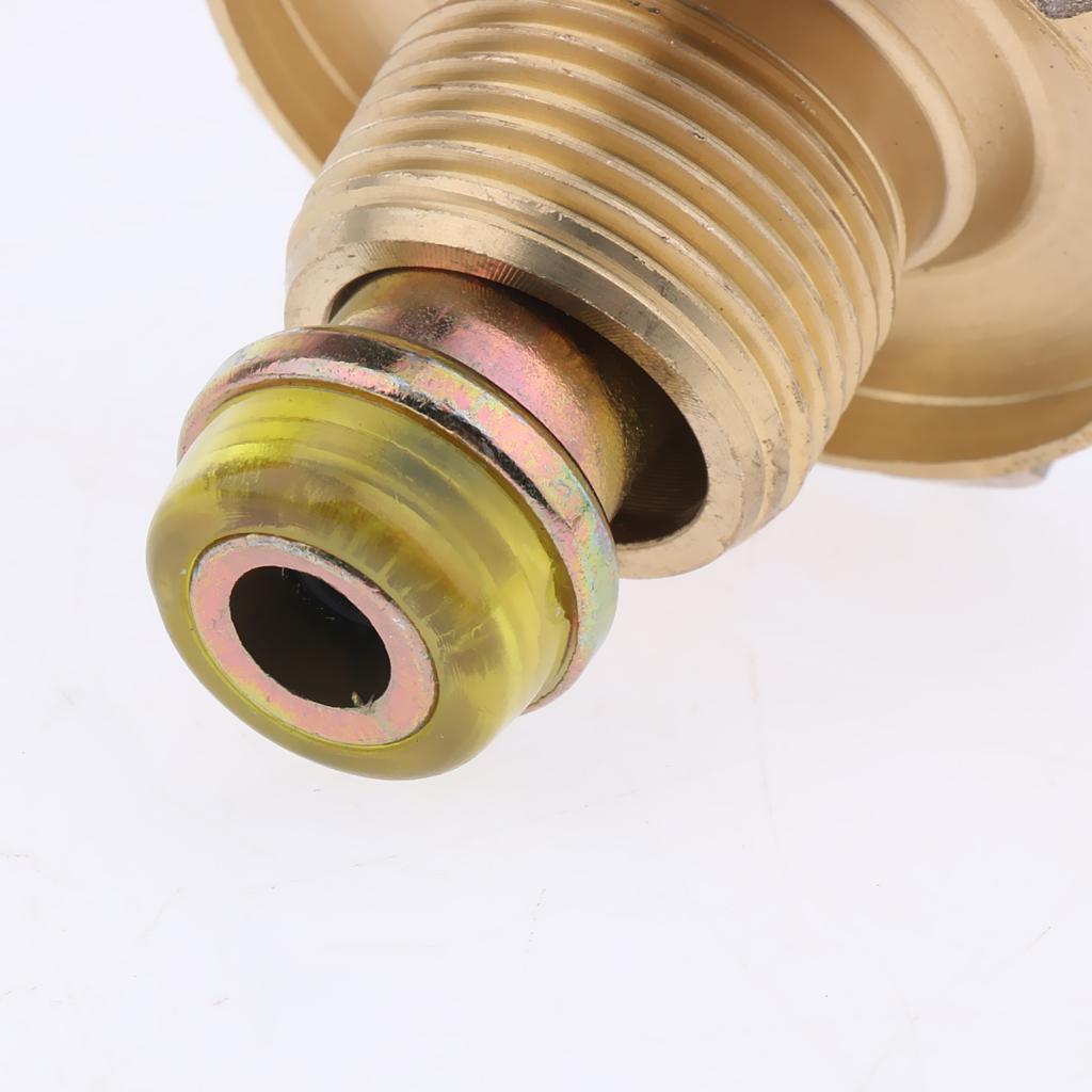 Metal Camping Gas Propane Tank Connection Adapter Coupler for 2 Stoves A