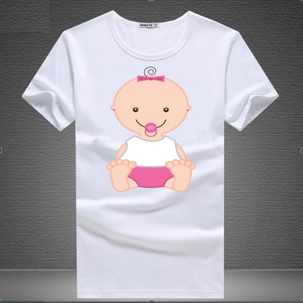 Áo thun in hình baby cute mtt90