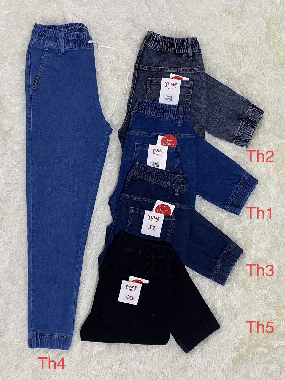 Quần dài jean lưng thun cao cấp có size 30-44[FREESHIP KHI MUA HÀNG] . Vải dày và co giãn