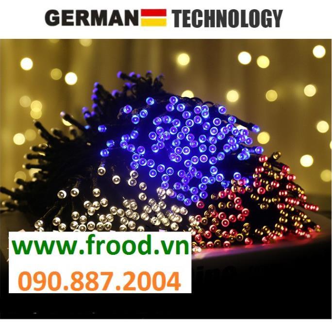 Đèn LED nhấp nháy 4 mầu/dây NĂNG LƯỢNG MẶT TRỜI 100 BÓNG - 12M