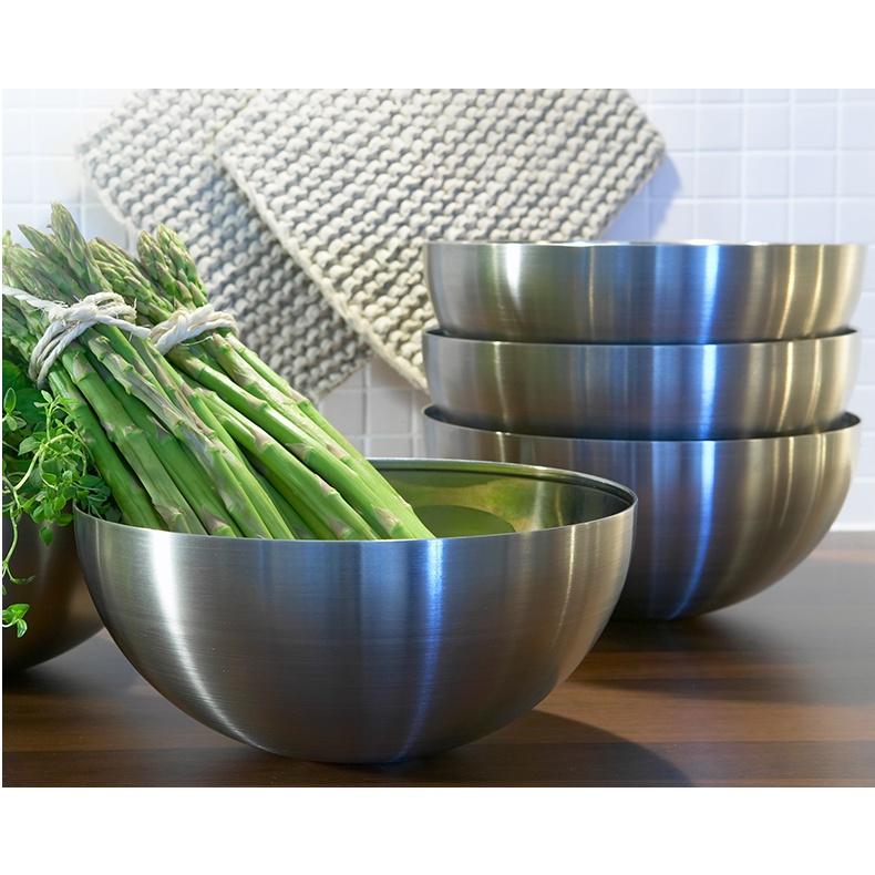 Tô INOX trộn salad, trộn bột, ướp thực phẩm