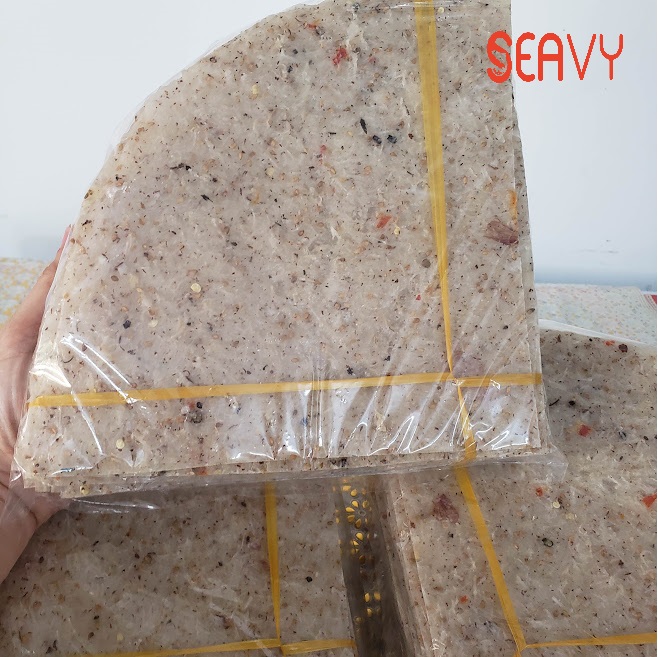 Đặc Sản Nha Trang - Bánh Tráng Dừa Nướng Đậm Đặc Nước Cốt Dừa Seavy Gói 850G Gồm 16 Cái