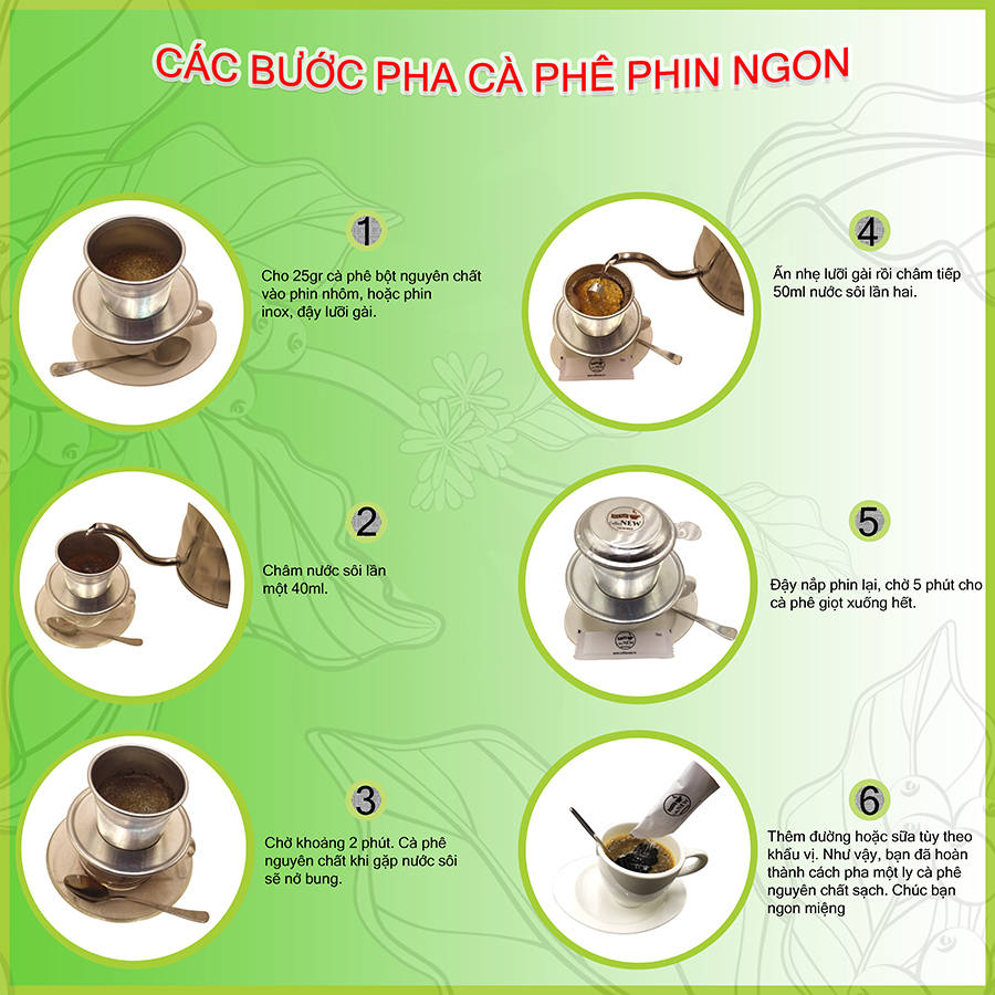 Cà Phê ROBUSTA - Rang Mộc Nguyên Chất - Dạng Xay Pha Phin - Coffee New