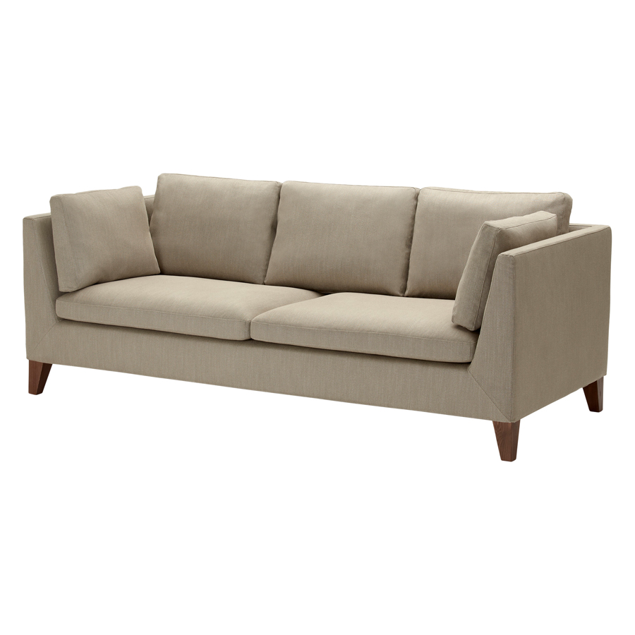 Ghế Sofa 3 Chỗ Stockholm KOZOKA - Nâu Nhạt