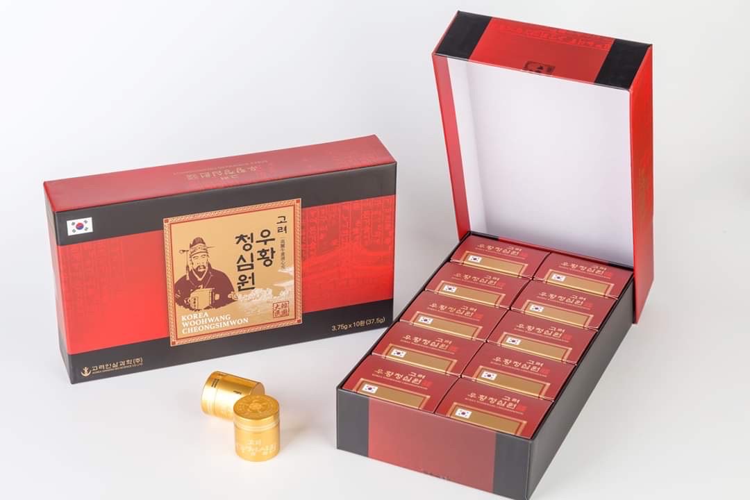 Viên An Cung Ngưu Hoàng Thanh Tâm BIO Hàn Quốc 10 viên- Phòng Chống tai biến đột quỵ