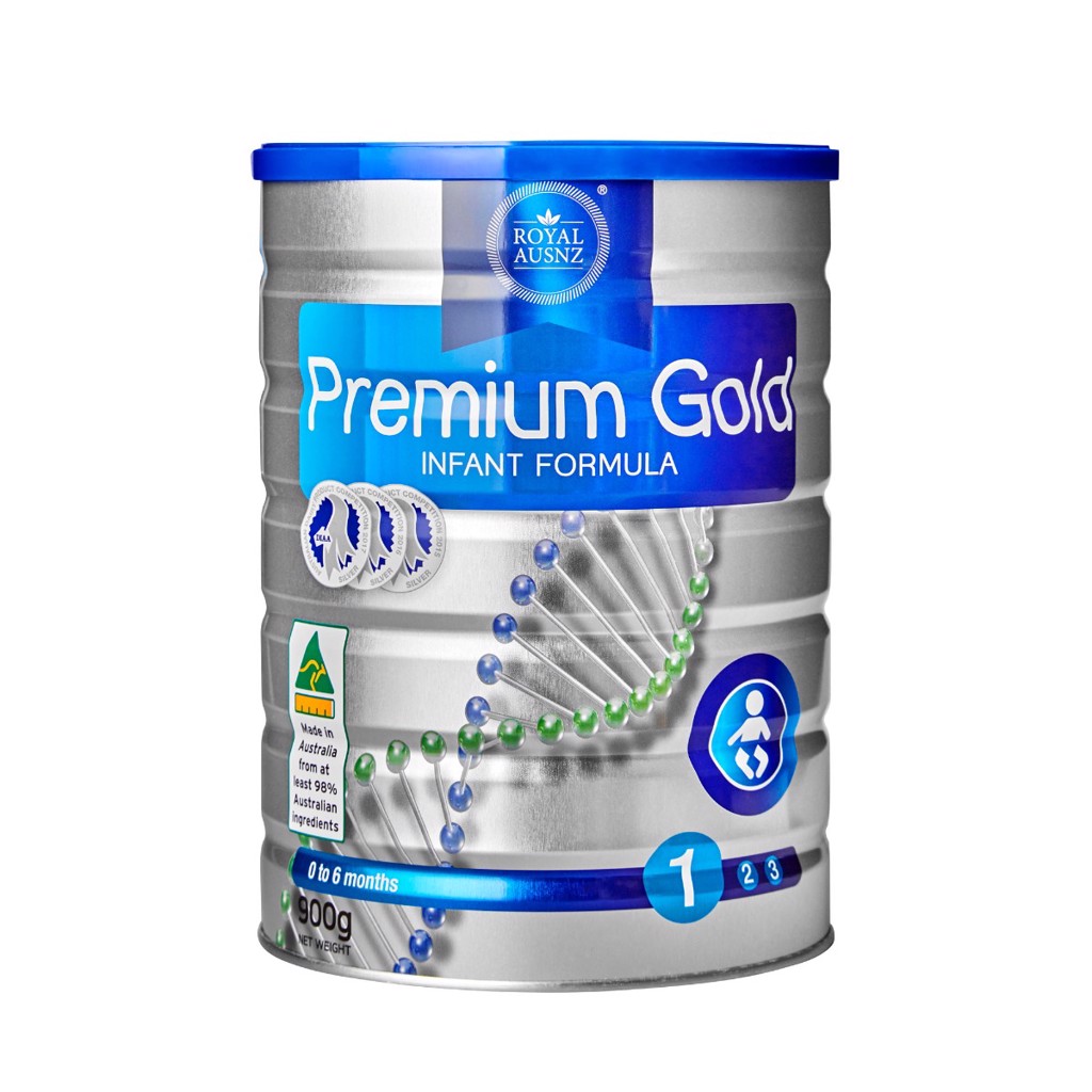 Sữa Bột Hoàng Gia Úc Royal Ausnz Premium Gold Số 1 Bổ Sung Vitamin, Khoáng Chất Cho Trẻ