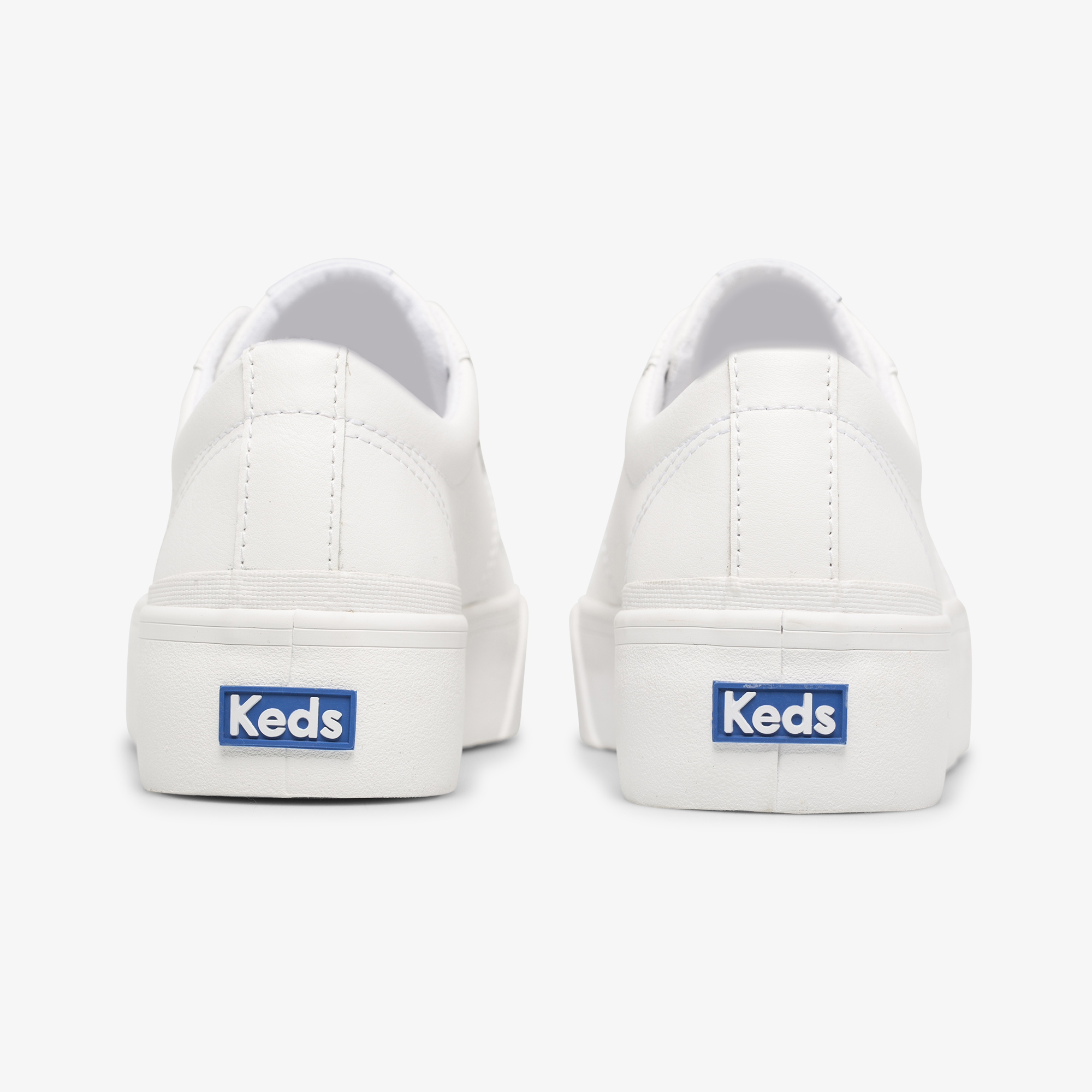 Giày Thể Thao Keds Nữ- Jump Kick Dou Leather White- KD064960