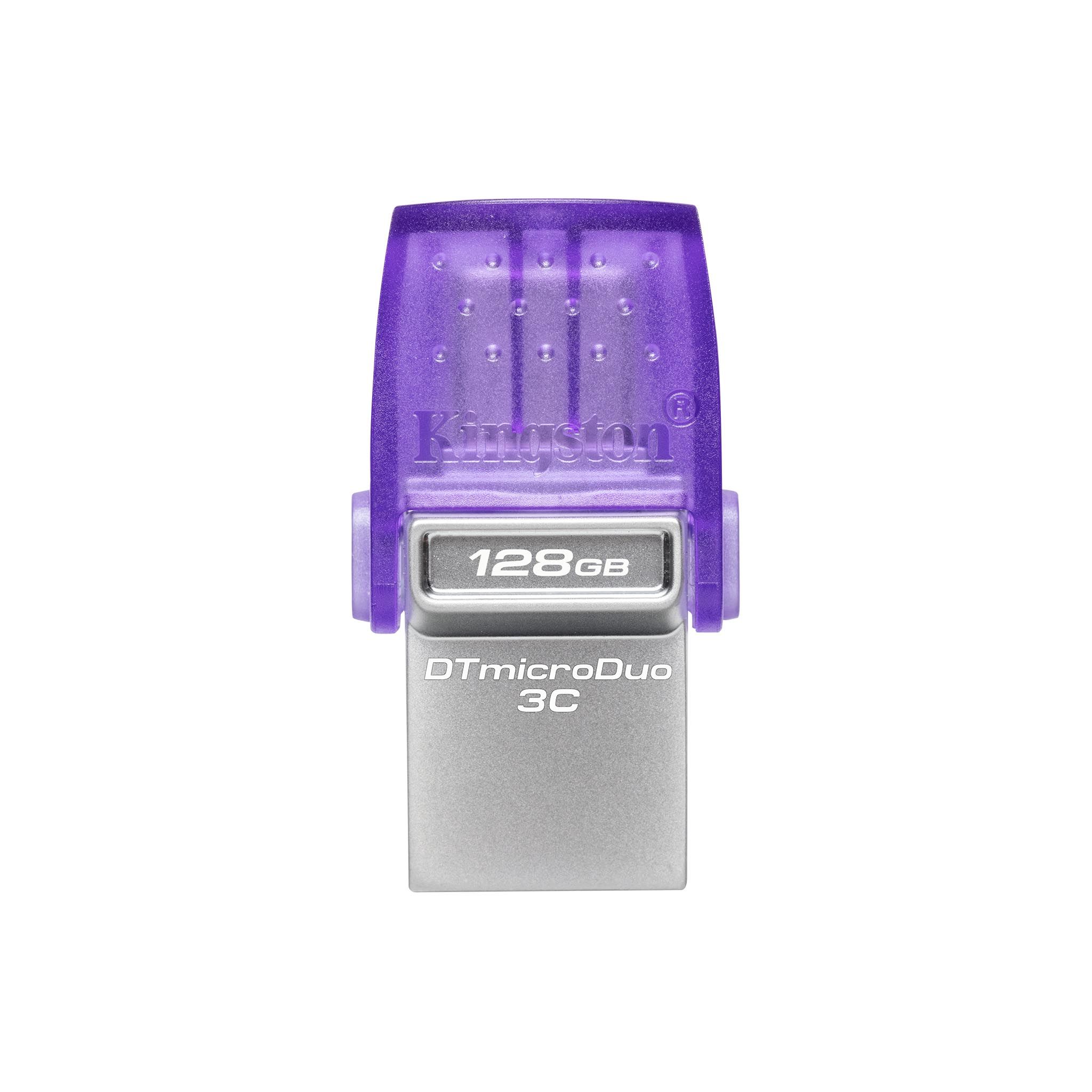 USB Kingston DataTraveler MicroDuo 3C 128GB - DTDUO3CG3/128GB - Hàng Chính Hãng