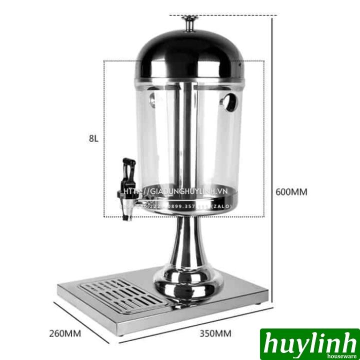 Bình đựng nước trái cây hoa quả dung tích 8 lít