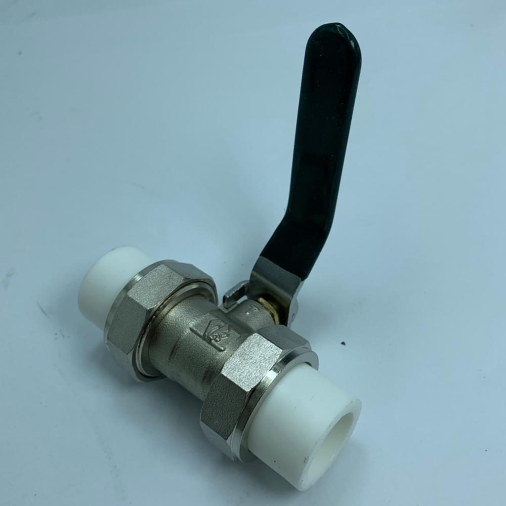 Copper Valve Double Head Live Joint PPR Iron Ball Valve Connector Fittings