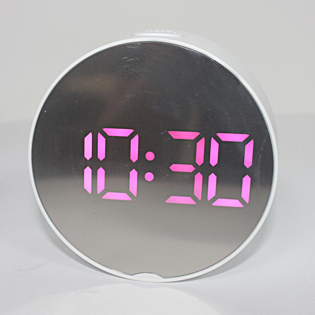 2x LED Alarm Clock Multi-function Easy To Read Electronic For Bedroom Office