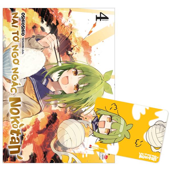 Sách - Nai Tơ Ngơ Ngác Nokotan - Tập 4 - Tặng Kèm Card PVC