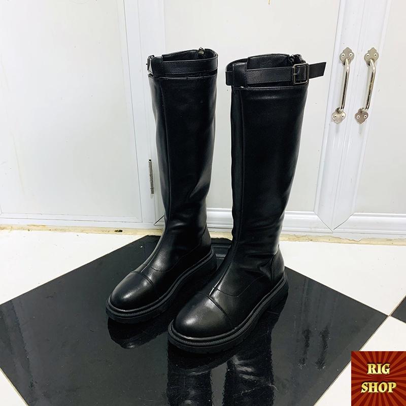 BOOT THỜI TRANG KHÓA SAU KÈM ĐAI THẮT