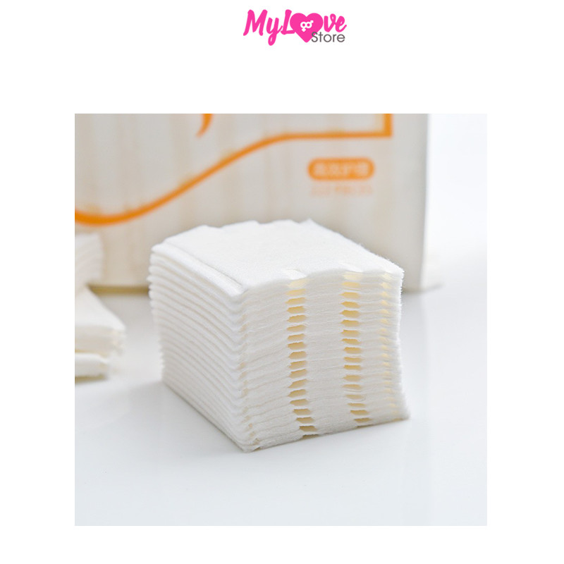 Bông Tẩy Trang 222 Miếng Cotton Pads 3 Lớp Cotton Mềm Mịn Giúp Tẩy Trang - Lau Sạch Bã Nhờn Bụi - Bẩn Trên Da