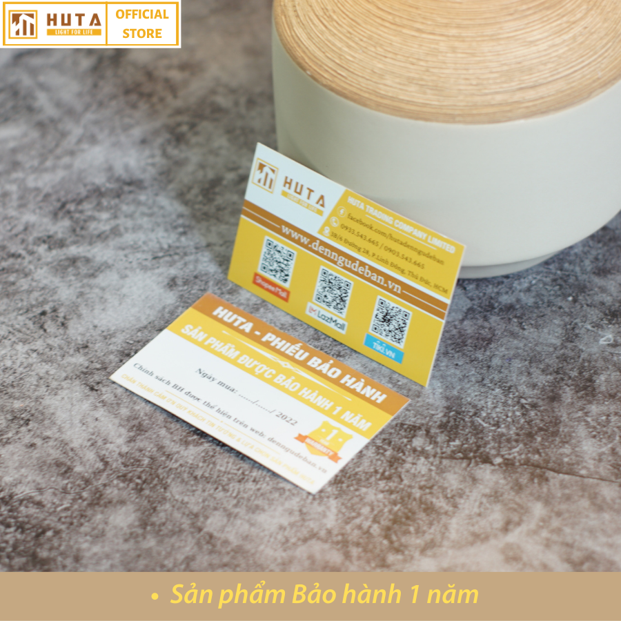 Đèn Ngủ Để Bàn Gốm Sứ Cao Cấp HUTA S14 Vân Màu Gỗ Độc Đáo Sang Trọng, Decor Trang Trí Phòng Ngủ, Khách Sạn, Đọc Sách Đầu Giường, Điều Chỉnh Độ Sáng, Ánh Sáng Vàng