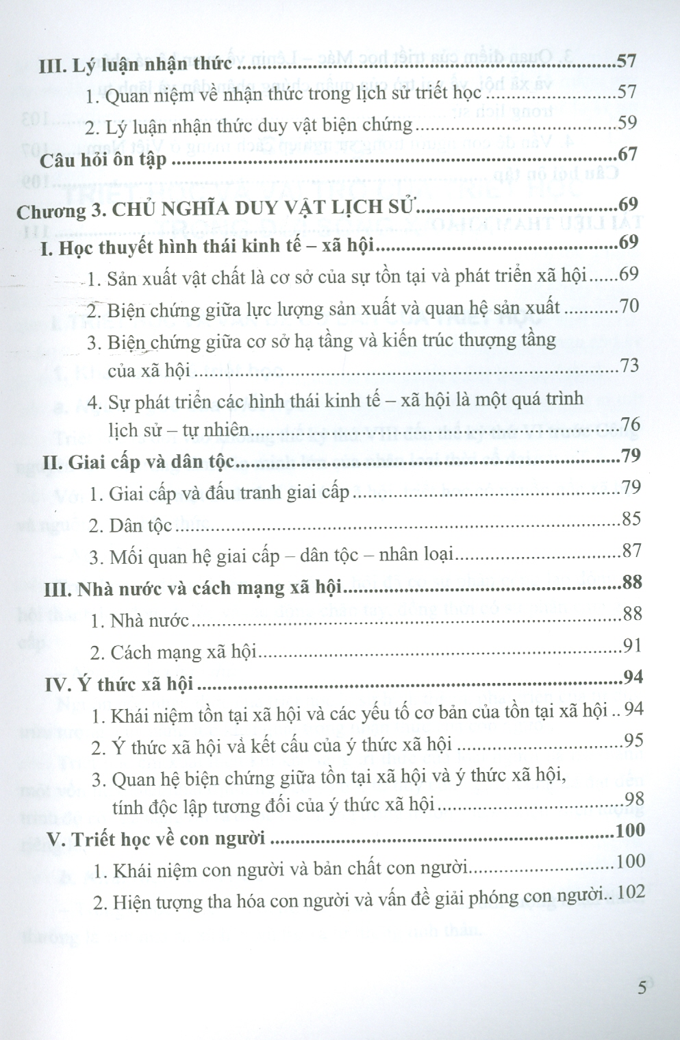 Triết Học Mác-Lênin (Bài Giảng Dùng Cho Sinh Viên Đại Học Bách Khoa Hà Nội)