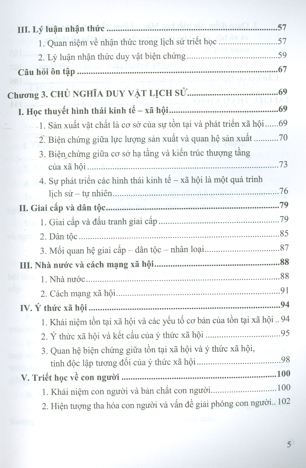 Triết Học Mác-Lênin (Bài Giảng Dùng Cho Sinh Viên Đại Học Bách Khoa Hà Nội)