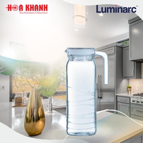 Bình Thủy Tinh Đựng Nước Luminarc Dona Embossment Circle 1L - Q0434