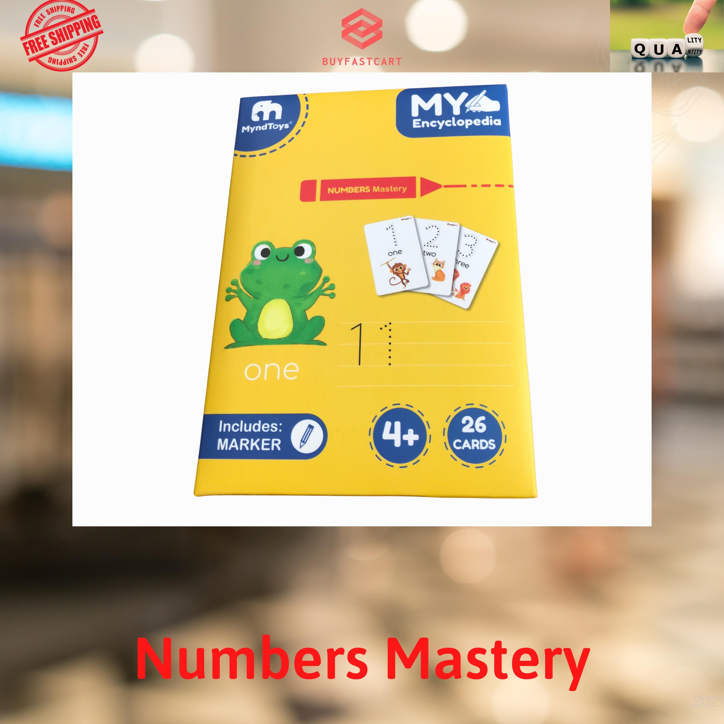 Đồ chơi giáo dục trẻ em MyndToys Encyclopedia - Numbers Mastery phát triển kĩ năng thông minh sáng tạo