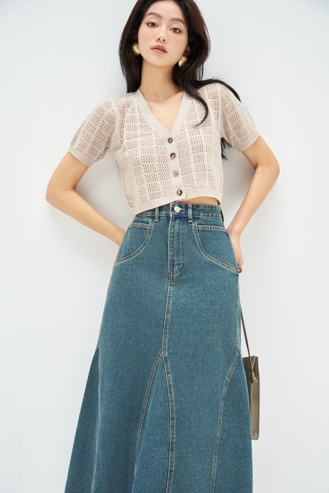 OLV - Chân váy Kairi Denim Skirt