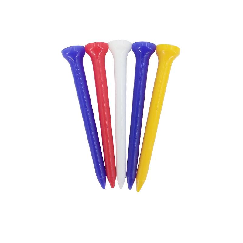 100 Cái/túi Nhựa Golf TEE Loại Cốc Nhiều Màu Sắc Bóng Golf Giá Đỡ Tee Nhẹ Bền Bóng Tập Chơi Golf Tee phụ Kiện Chơi Golf Color: 100pcs 70mm