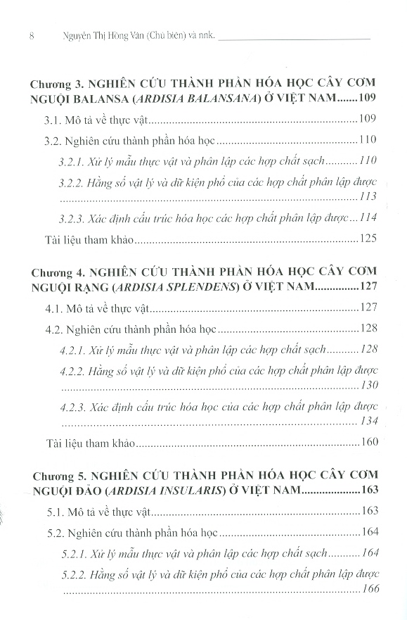 Thành Phần Hóa Học Và Hoạt Tính Sinh Học Của Một Số Loài Ardisia Thuộc Họ Myrsinaceae Ở Việt Nam (Bìa cứng)