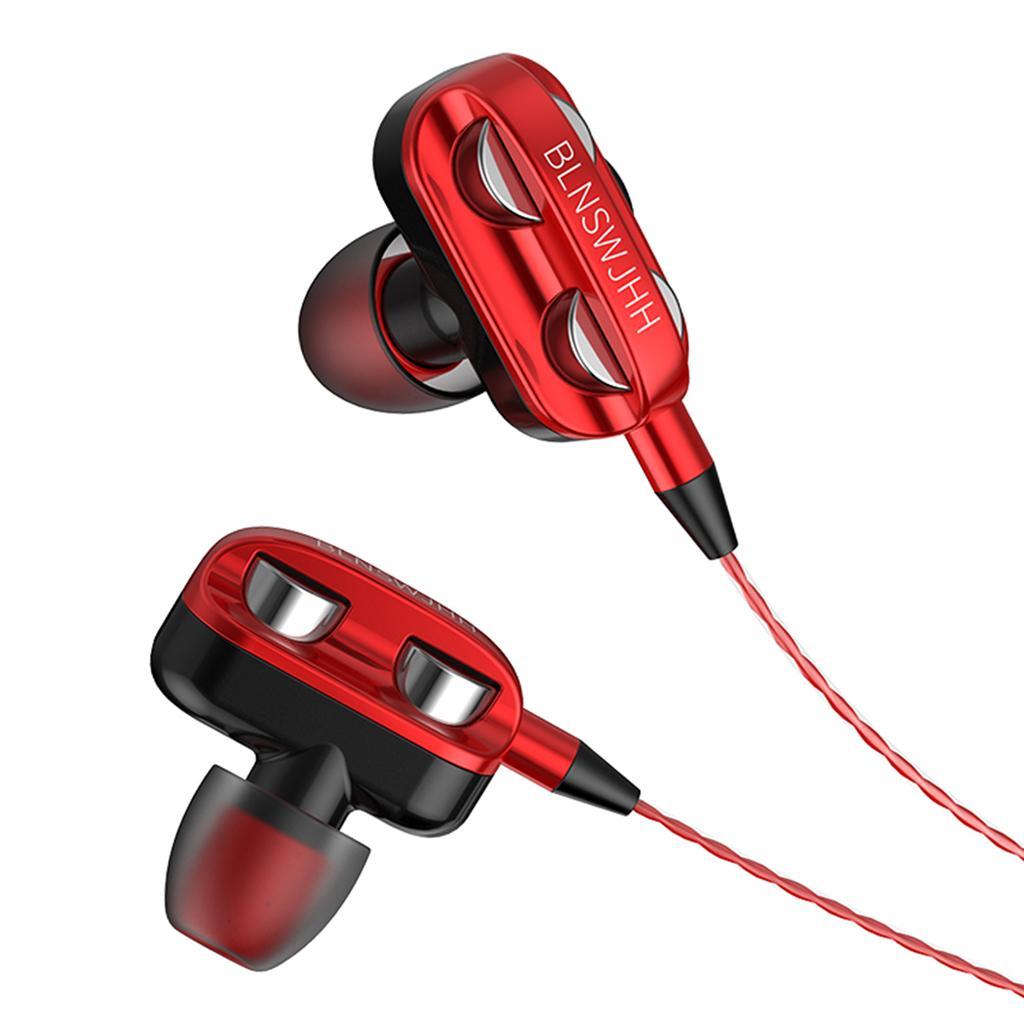 Single Speaker 1.2M Wired 3.5MM Earphone Earbuds HiFi Stereo Headset Black