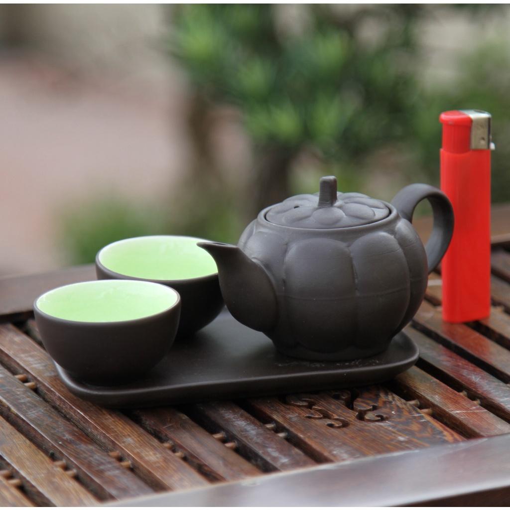 Độc Ẩm Trà - Ấm Chén Gốm Bát Tràng - Gốm Thiên Long