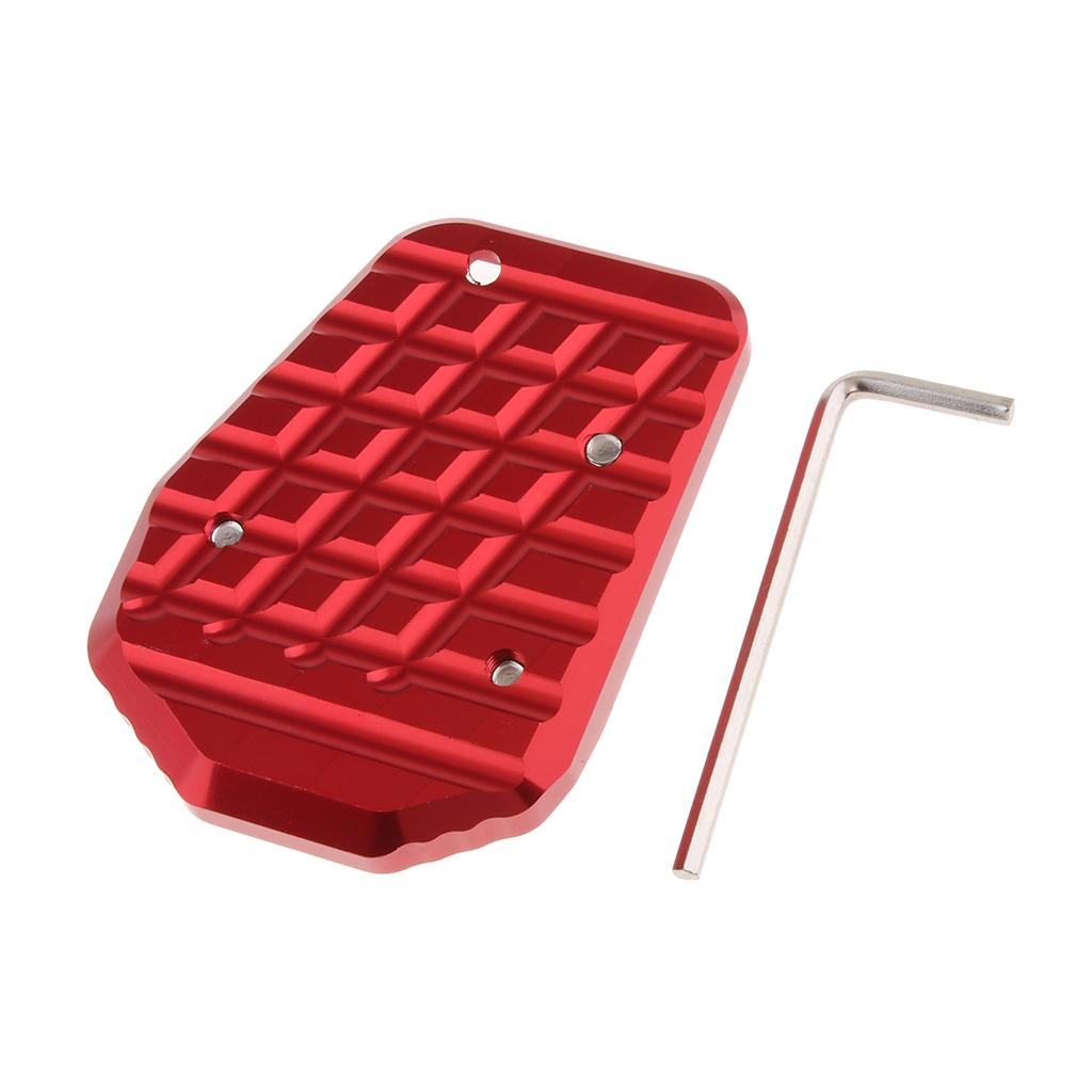 Motorcycle CNC Side Stand Kickstand Enlarge Plate Pad For Yamaha MT-09 MT09 2013 2014 2015 2016