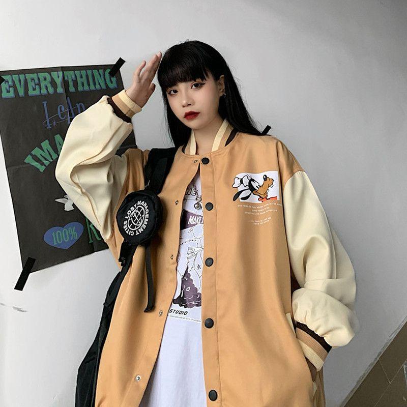 Áo Khoác Dù Bomber Nút Bấm Hình Cún