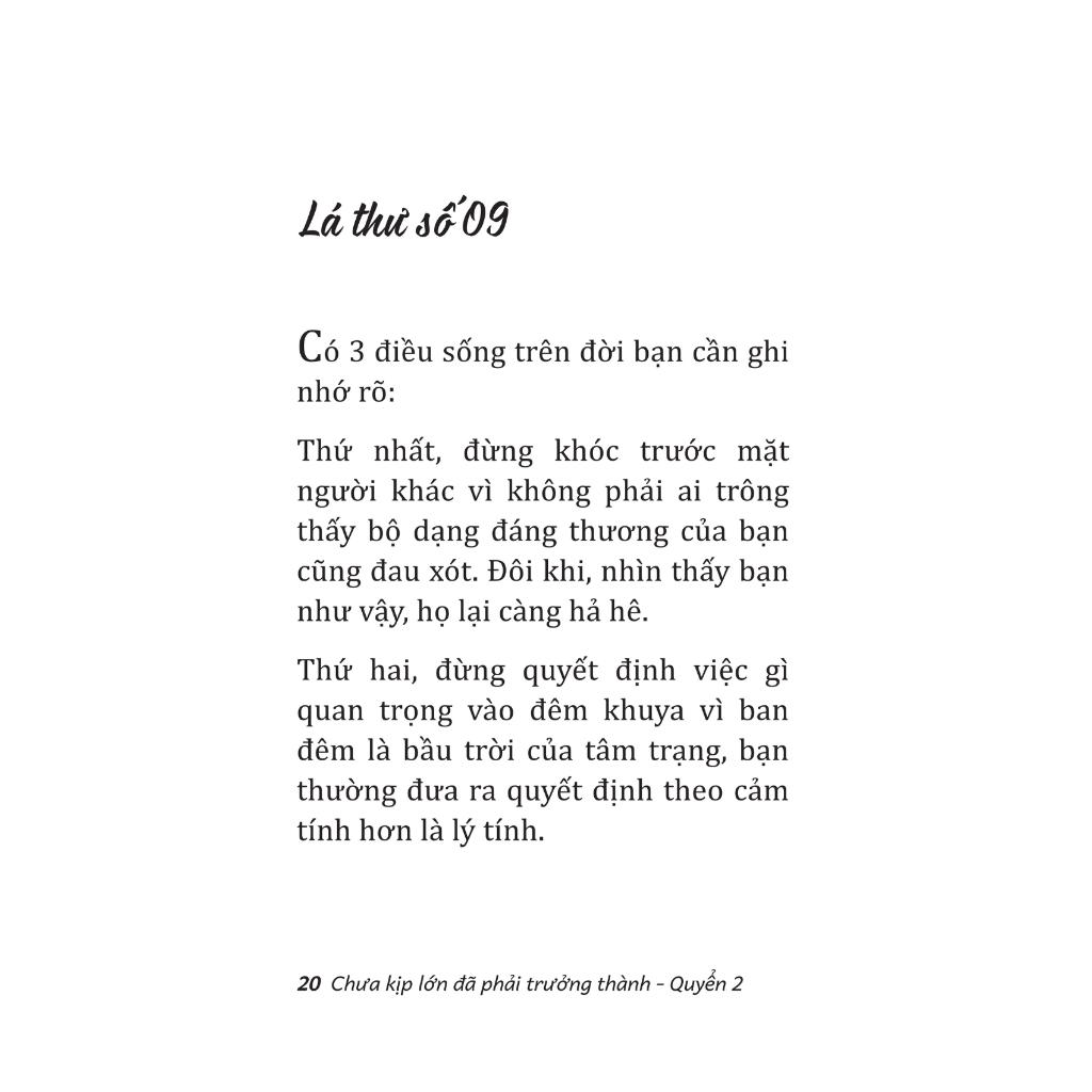 Chưa Kịp Lớn Đã Phải Trưởng Thành - Quyển 2 - Phiên Bản Mùa Hè - Bản Quyền