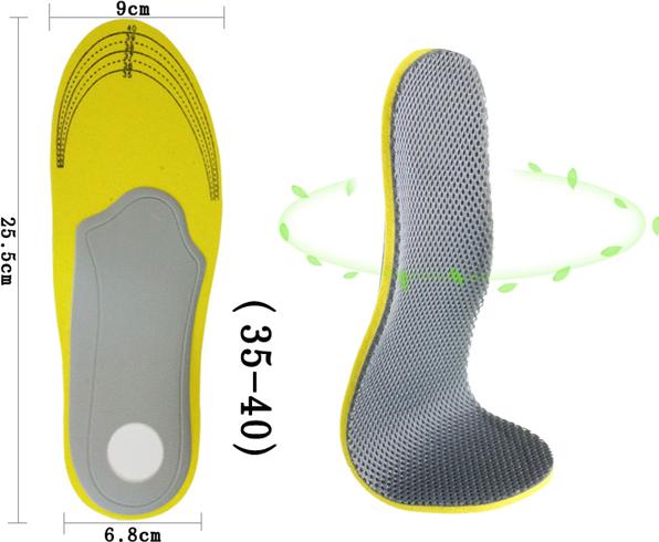 Miếng lót giày thể thao thoáng khí Size nữ
