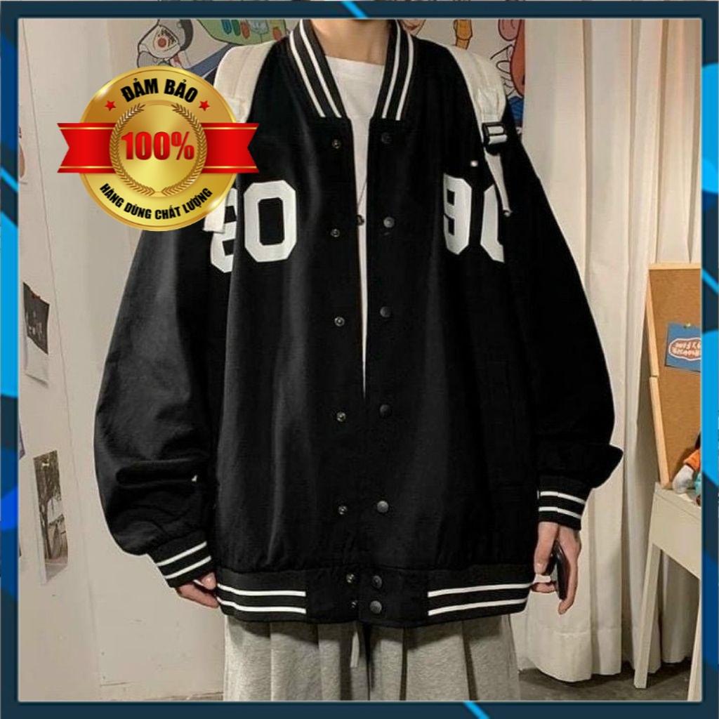 Áo bomber jacket bản cao cấp ️Áo khoác dù form rộng 2 lớp style Unisex cho nam nữ - Mã JK03