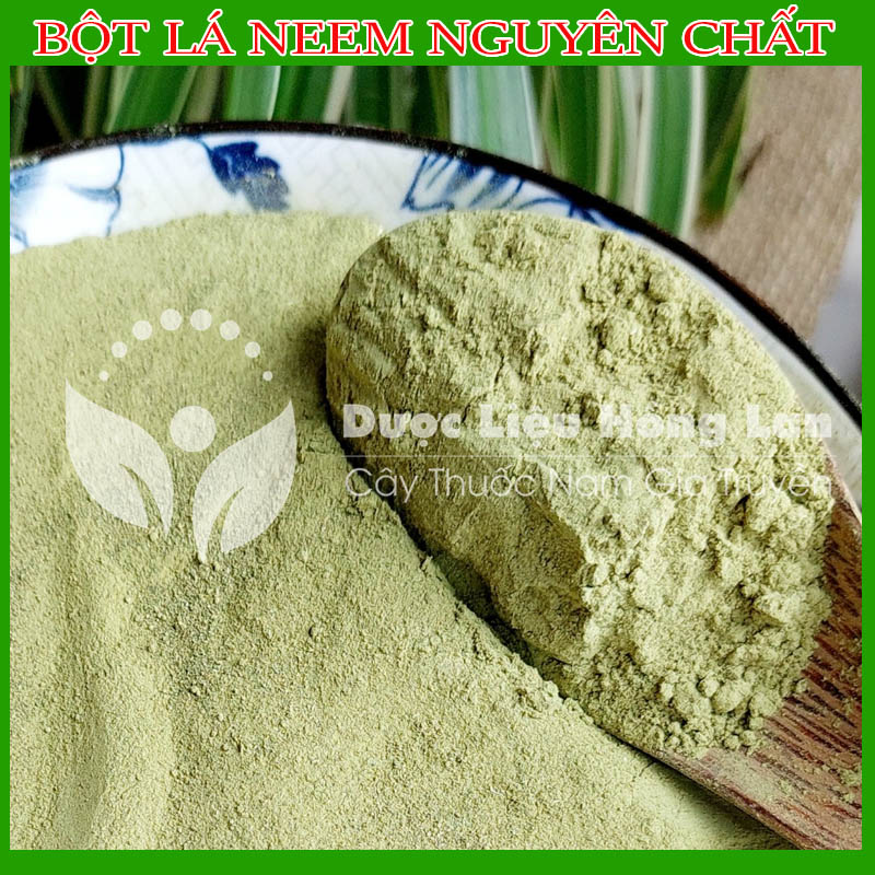 Bột lá Neem Ấn Độ 500g sấy lạnh 100% nguyên chất hữu cơ sấy lạnh, xay mịn - Dùng uống hoặc đắp mặt nạ