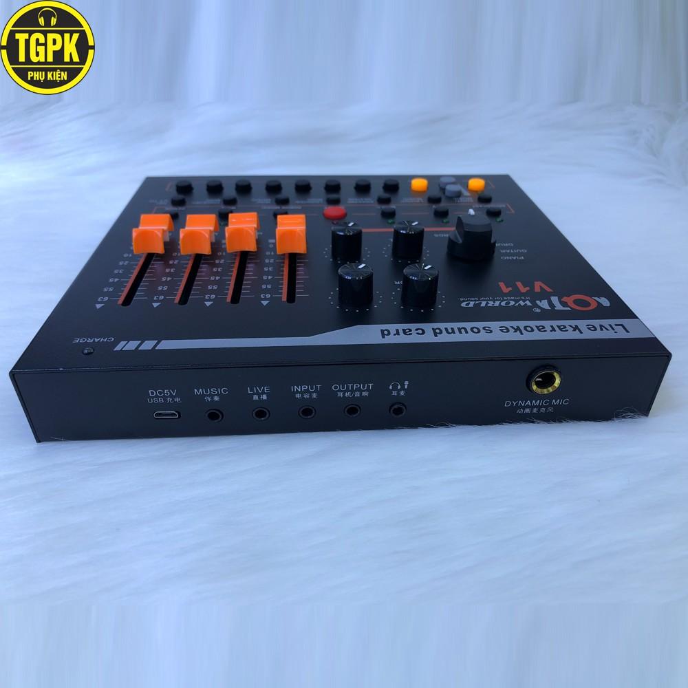 Soundcard v11 Micro AMI MB900 thiết kế sang trọng đẳng cấp | Hát Karaoke Livestream cho âm thanh rõ ràng ổn định