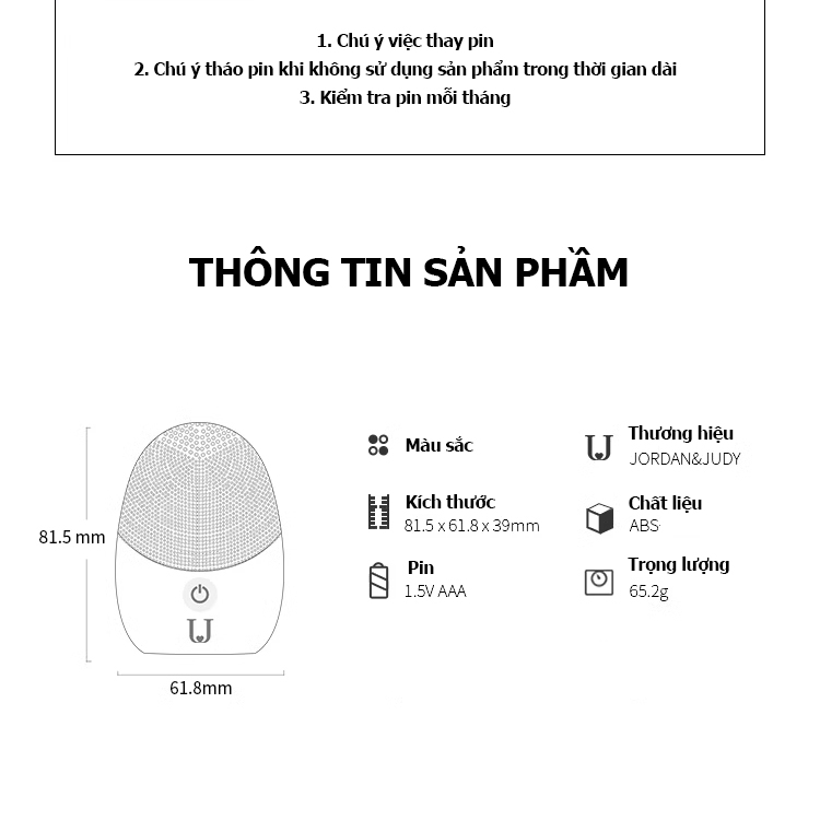 Máy rửa mặt làm sạch sâu , dụng cụ làm đẹp tại nhà- K1683