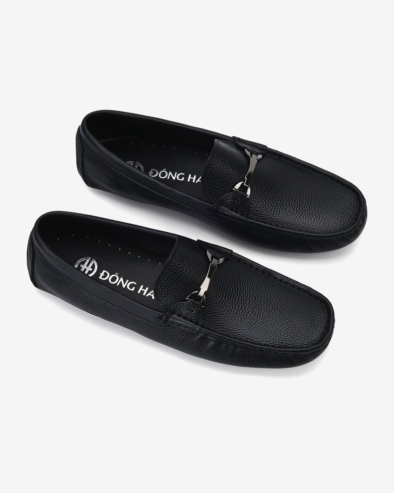 Giày lười nam Đông Hải thiết kế Horsebit Loafer đính kim loại ngang mũi giày tăng vẻ thanh lịch - G2283