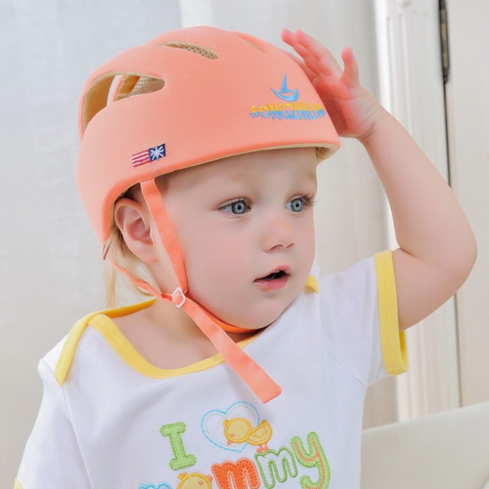 Mũ Bảo Hiểm Trẻ Em An Toàn Bảo Vệ Cho Bé Tập Đi Mũ Chống Va Chạm Trẻ Sơ Sinh Mũ Bảo Vệ Đầu Bé Capacete Bé Gái Bonnet Mũ Ấm Áp