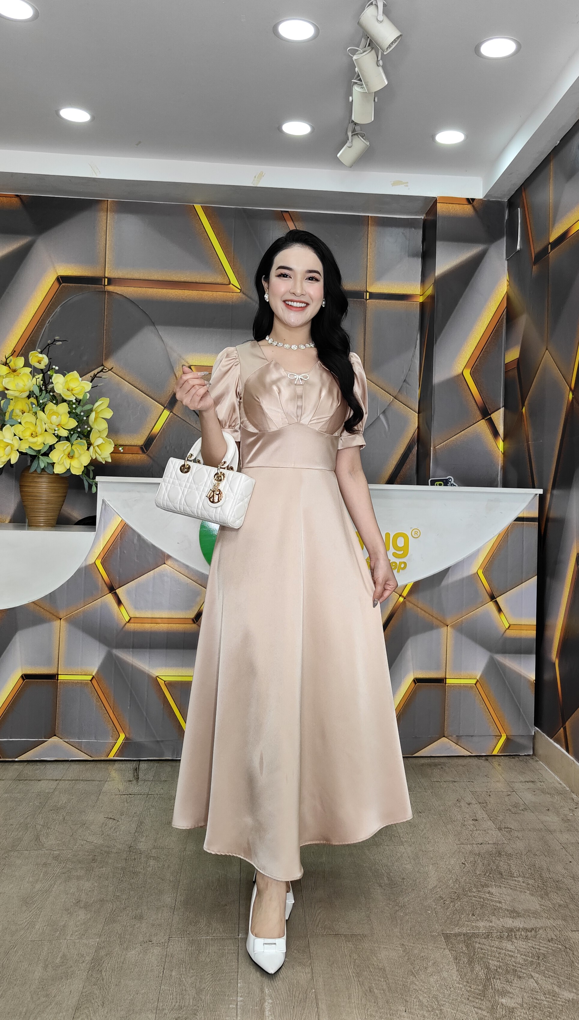Đầm xòe - Y1741 - Thương hiệu Zonbig