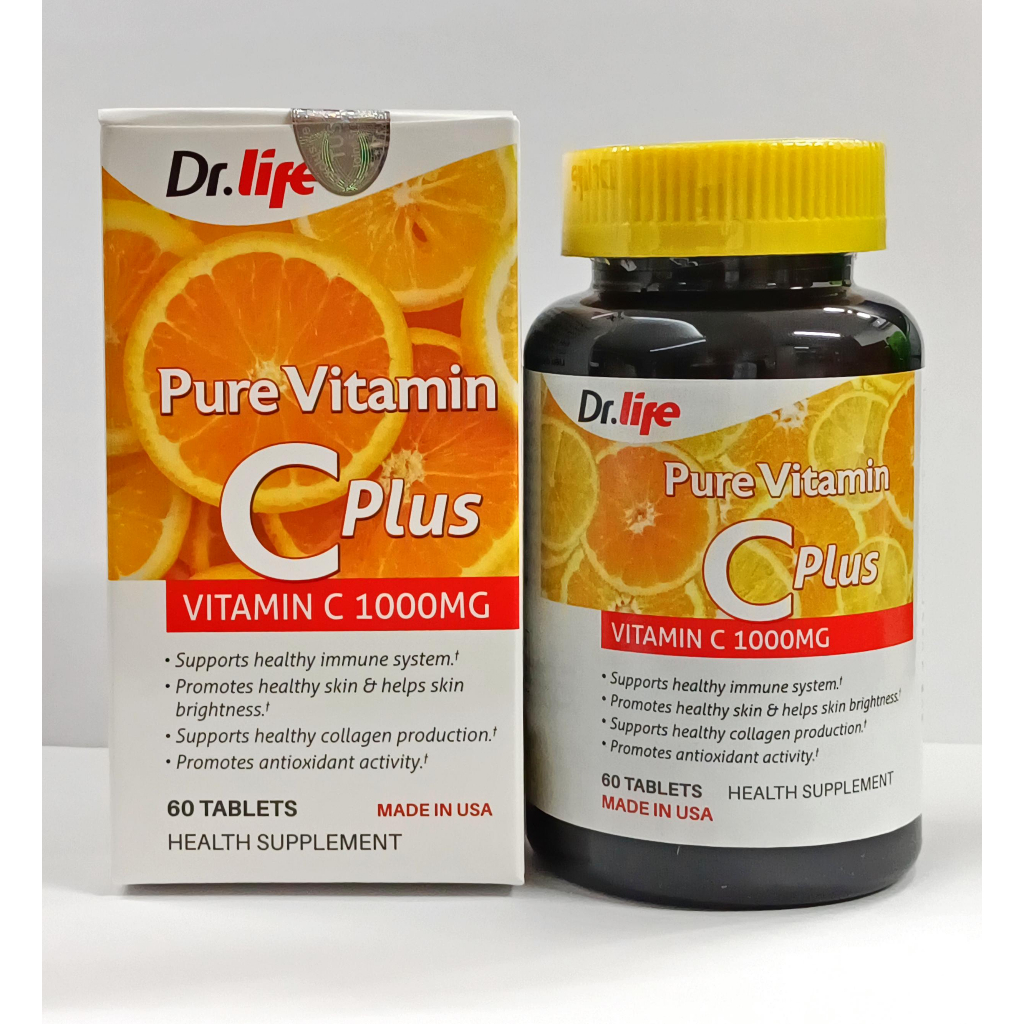Hình ảnh Viên uống Pure Vitamin C Plus, Chống lão hóa da và tăng cường sức đề kháng - Drlife