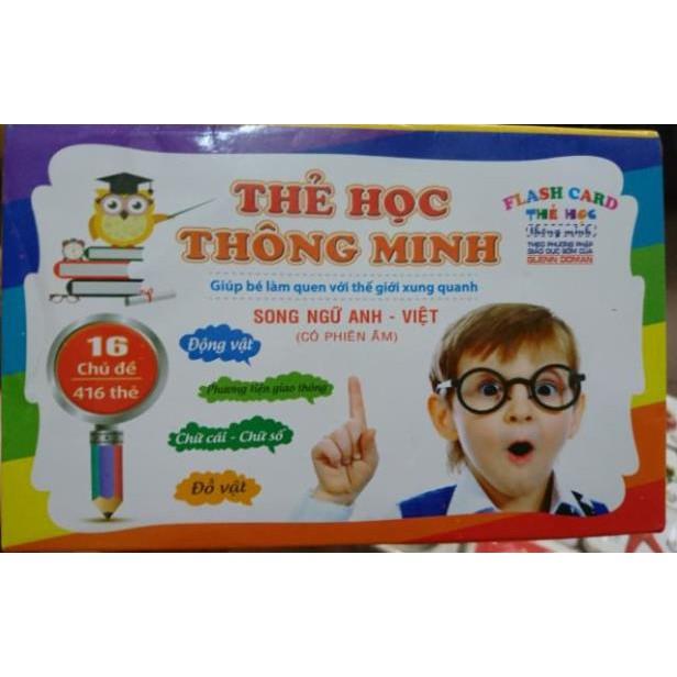 Bộ thẻ học thông minh 16 chủ đề