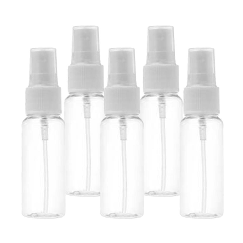 10PCS 30ml 50ml Mini Transparent Plastic Makeup Cosmetic Atomizer Bottles Pump