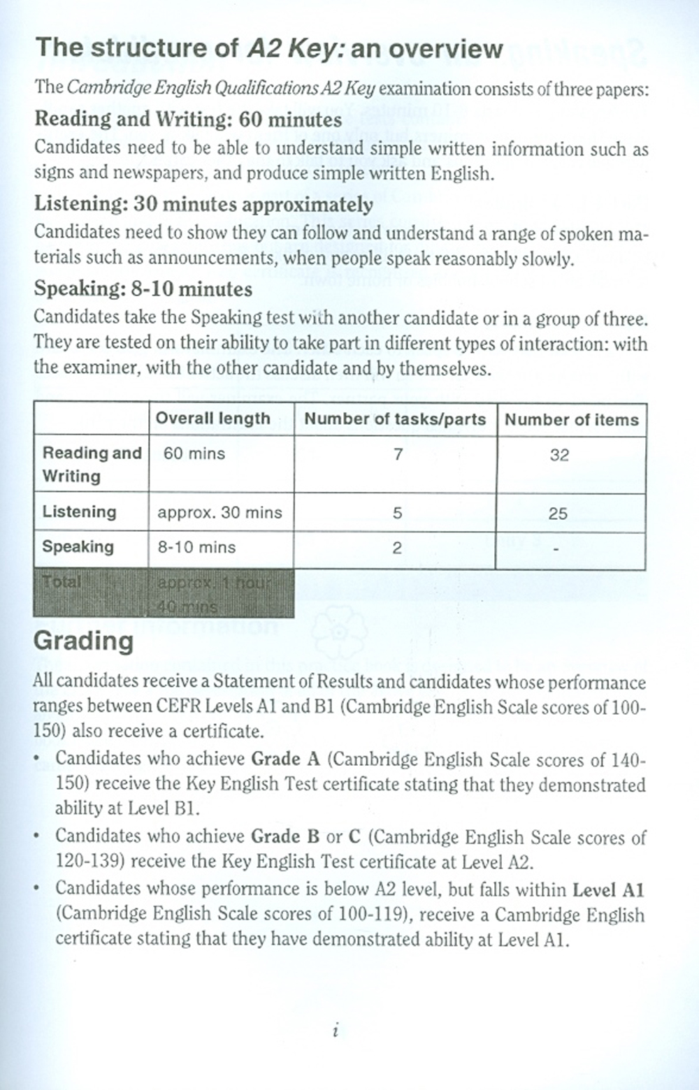 Cẩm Nang Luyện Thi A2 Key 1 With Answers