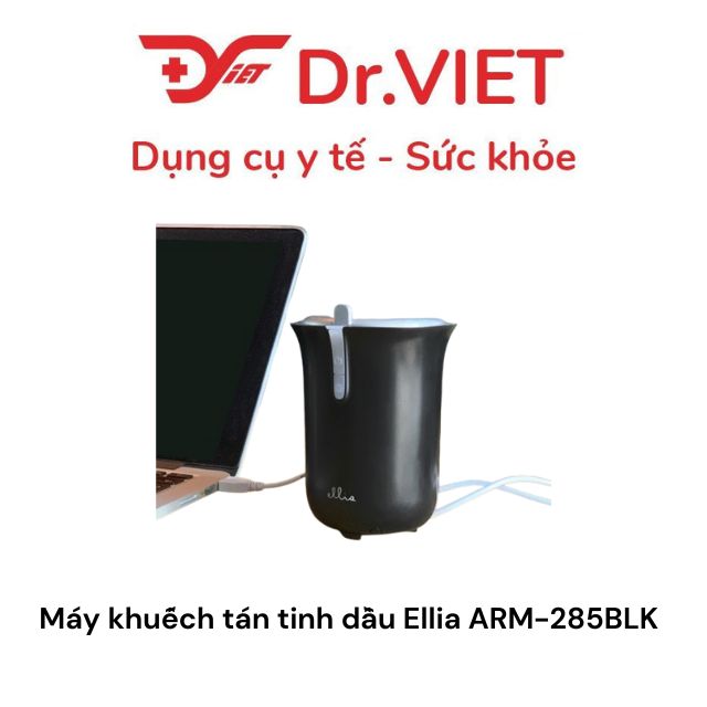 Máy khuếch tán tinh dầu siêu âm di động Ellia ARM-285BLK